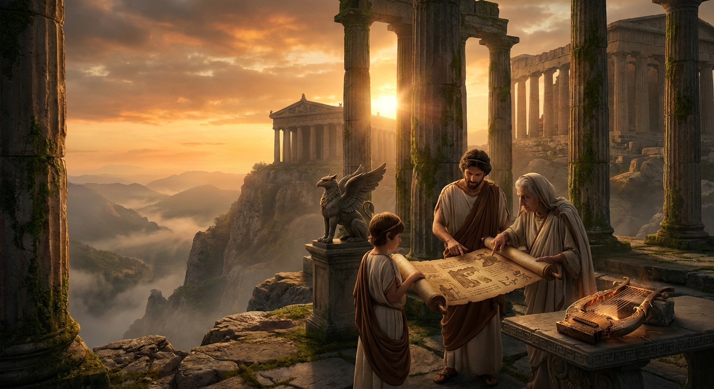 Age appropriate definitions in Greek Myths