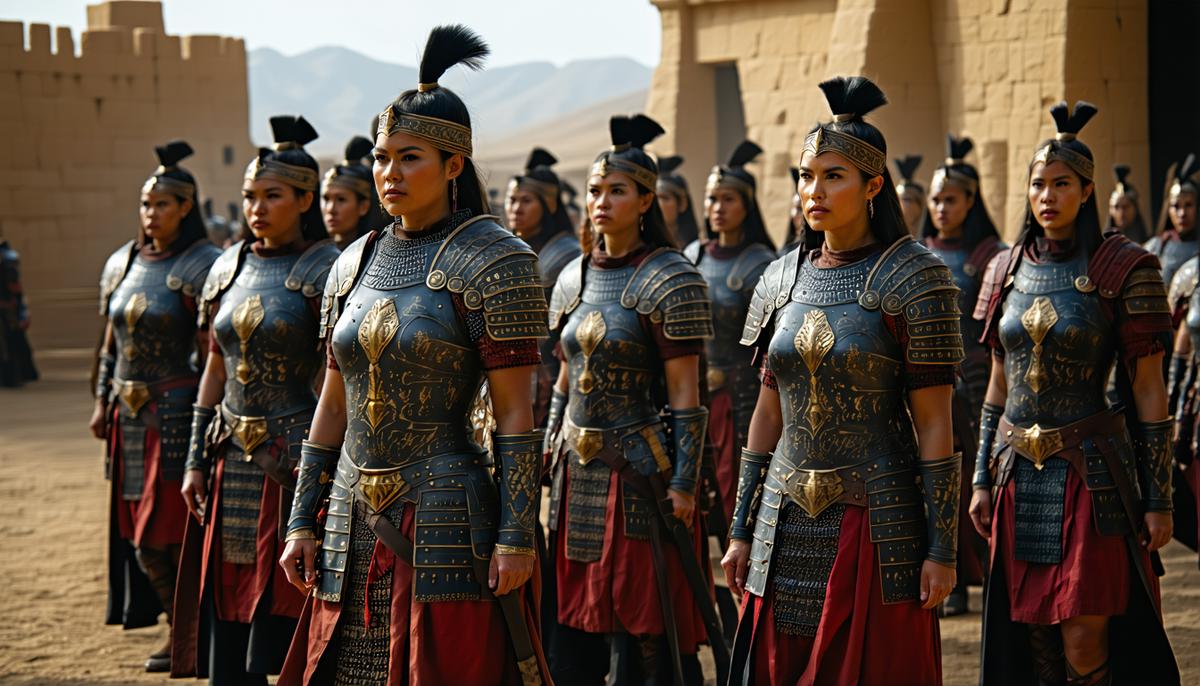 Ancient warrior women inspiring modern fictional characters