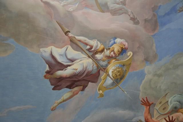 Athena adopting Pallas' name and essence