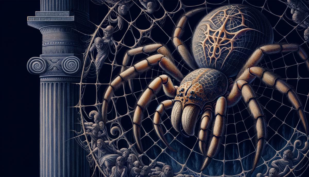 Athena vs Arachne Myth