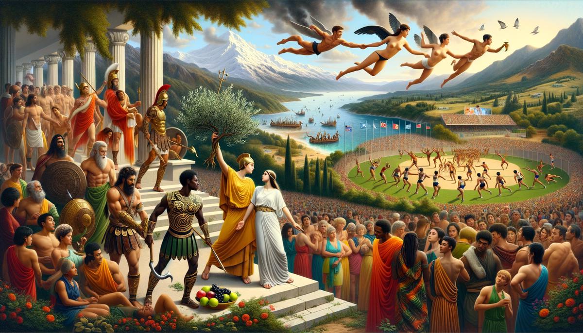 Divine Myths of Competition