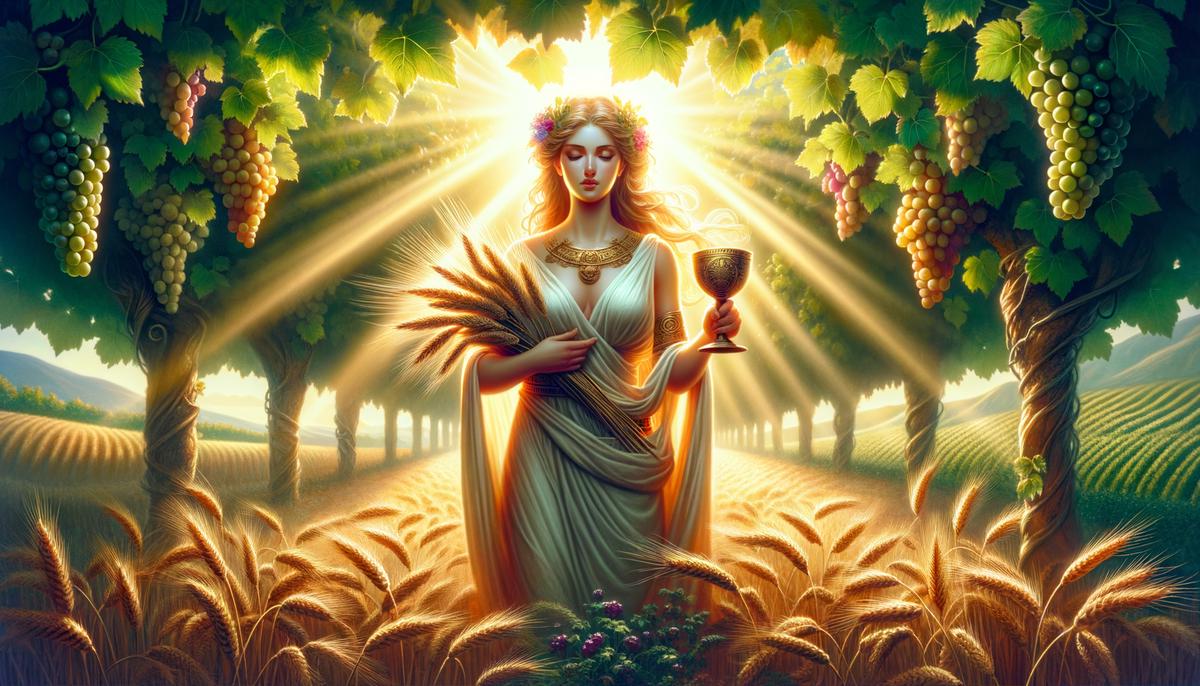 Amphictyonis Greek Goddess