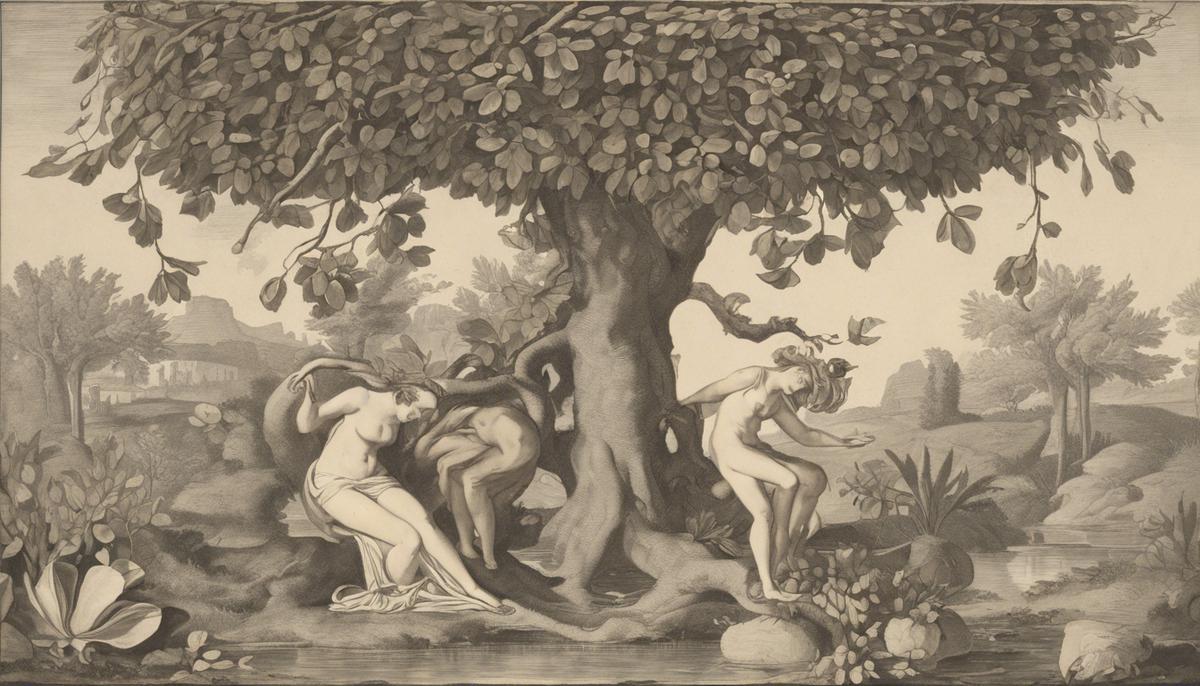 Myth of Nymph Lotis