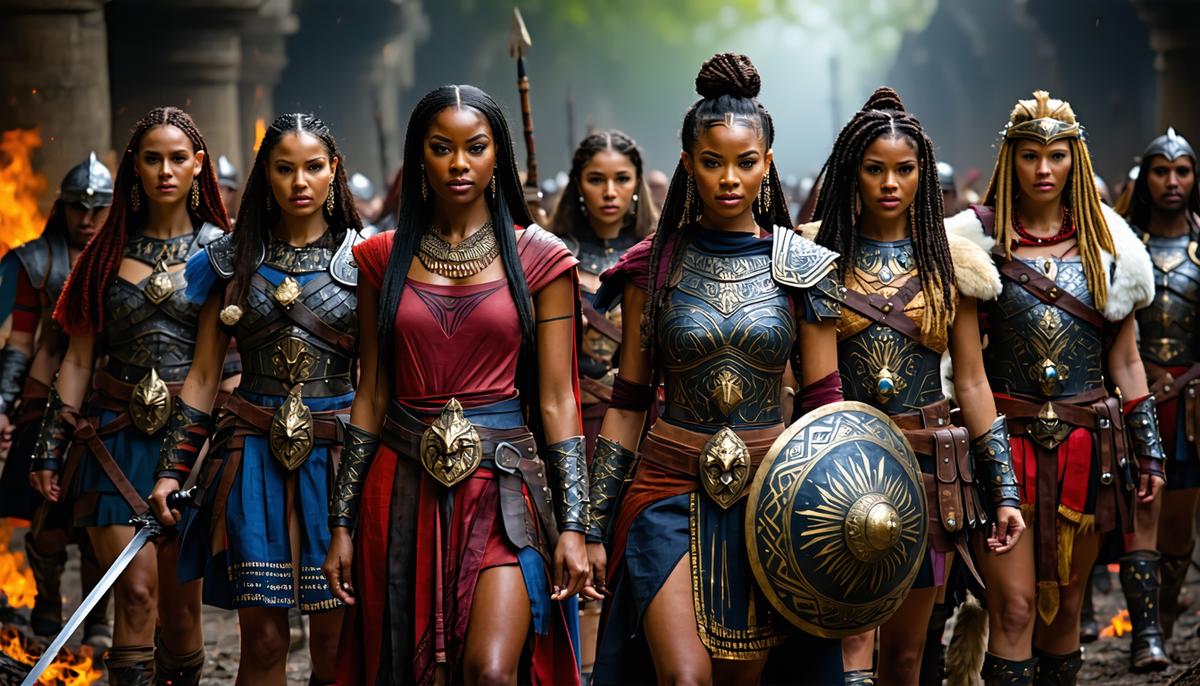 Pallas and Female Warriors