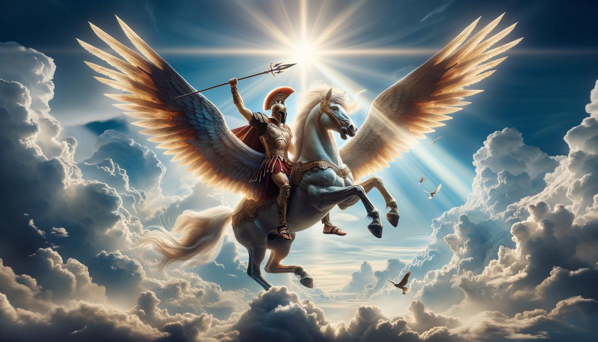 Bellerophon vs. The Chimera