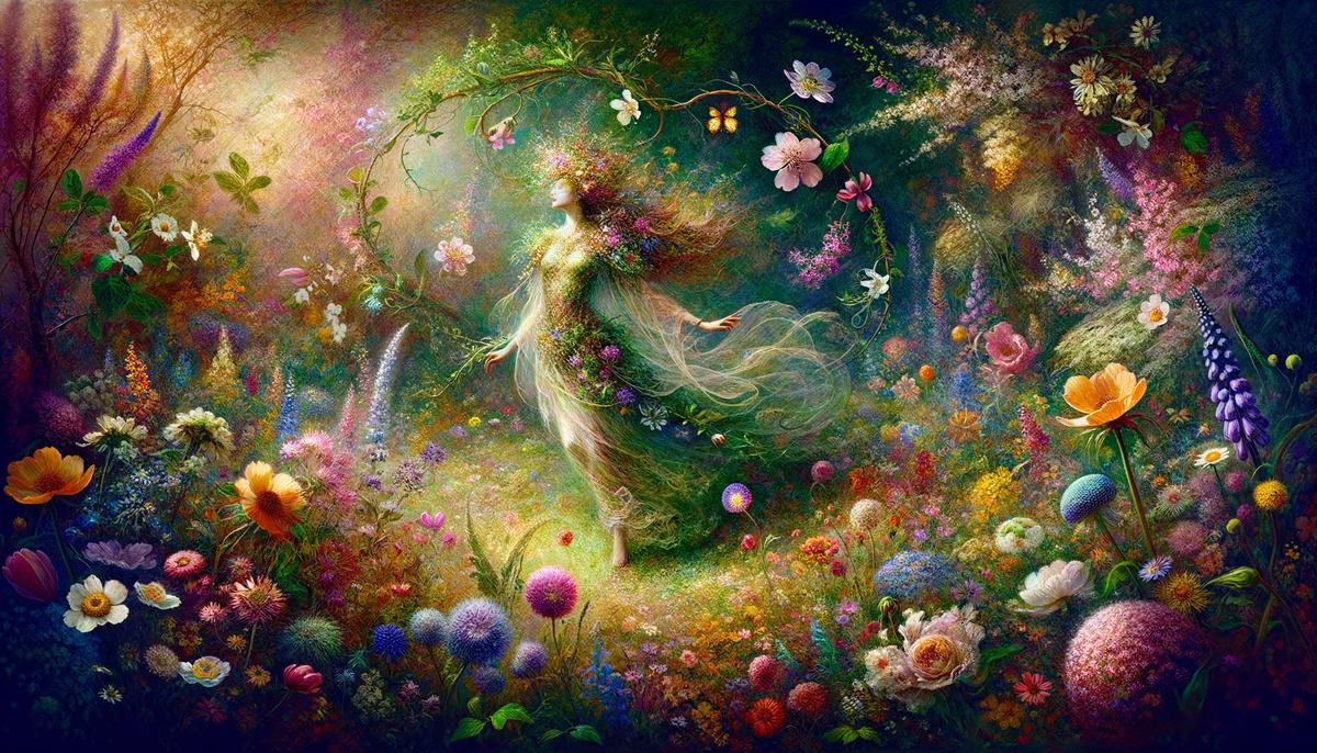 Antheia: Greek Goddess of Gardens