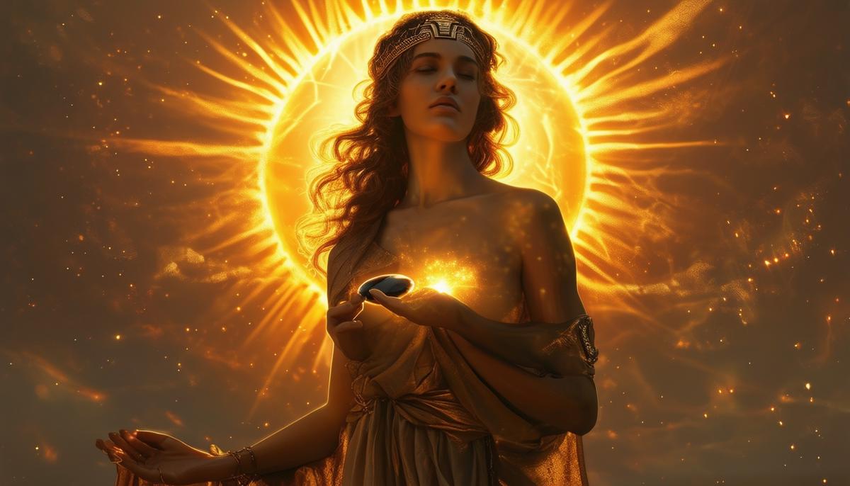 Alectrona Greek Sun Goddess