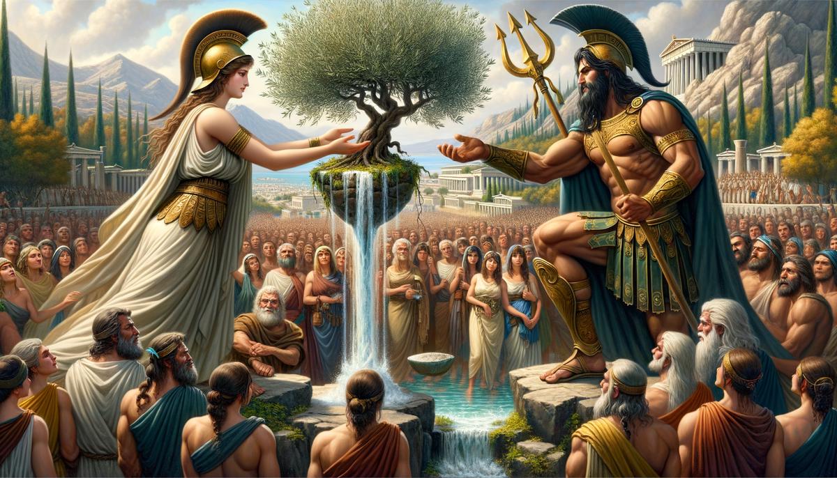 Founding of Athens Mythology