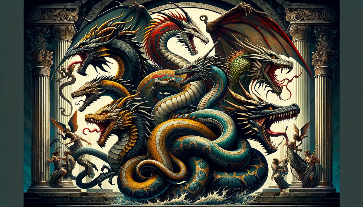 Greek Dragons in Mythology