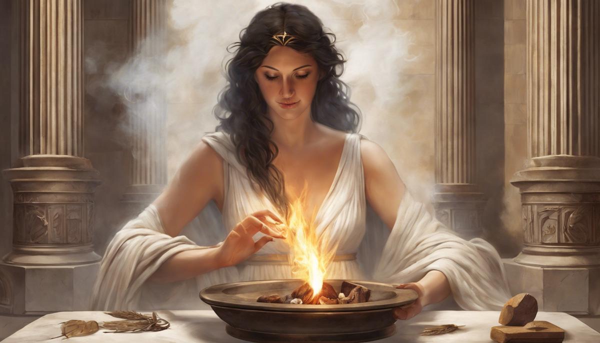 Hestia Greek Goddess