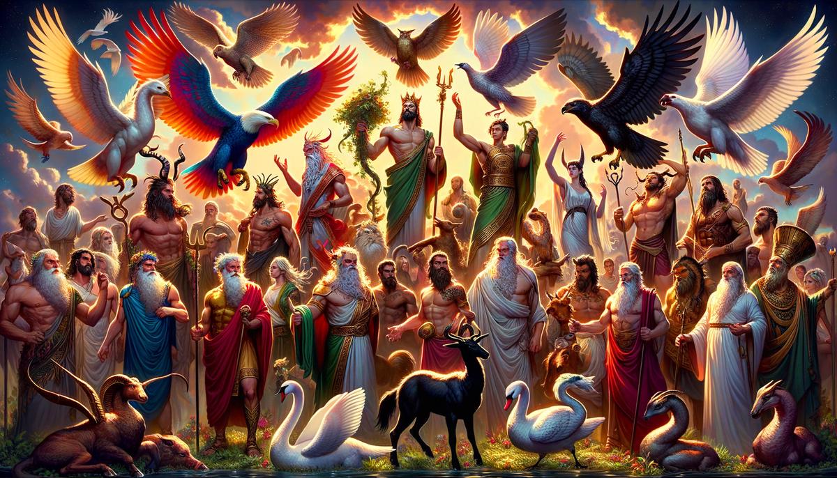 Sacred Animals of Greek Gods