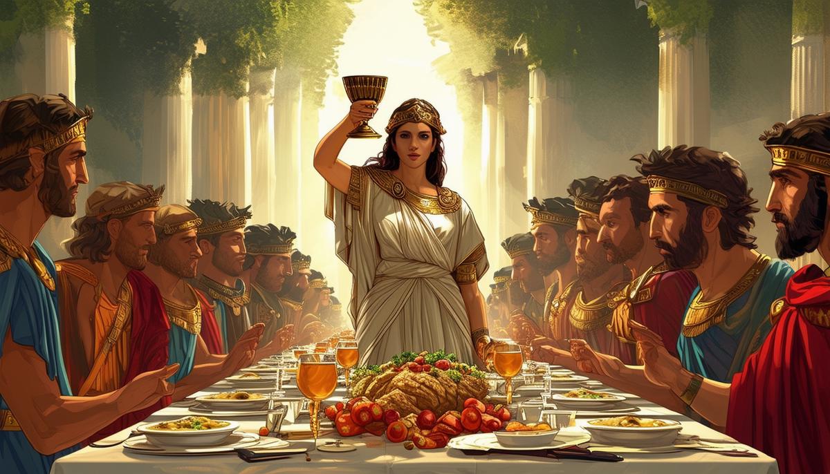 Amphictyonis Greek Goddess
