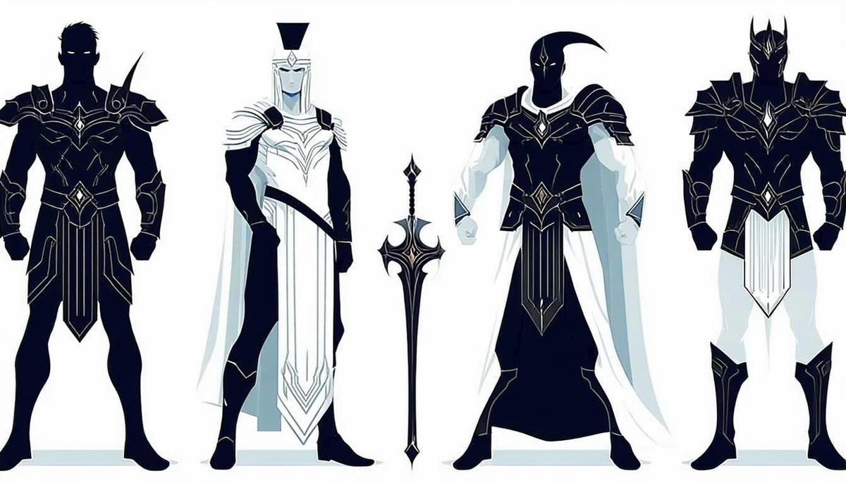 Modern superheroes with clear Greek mythological influences in their design and poses