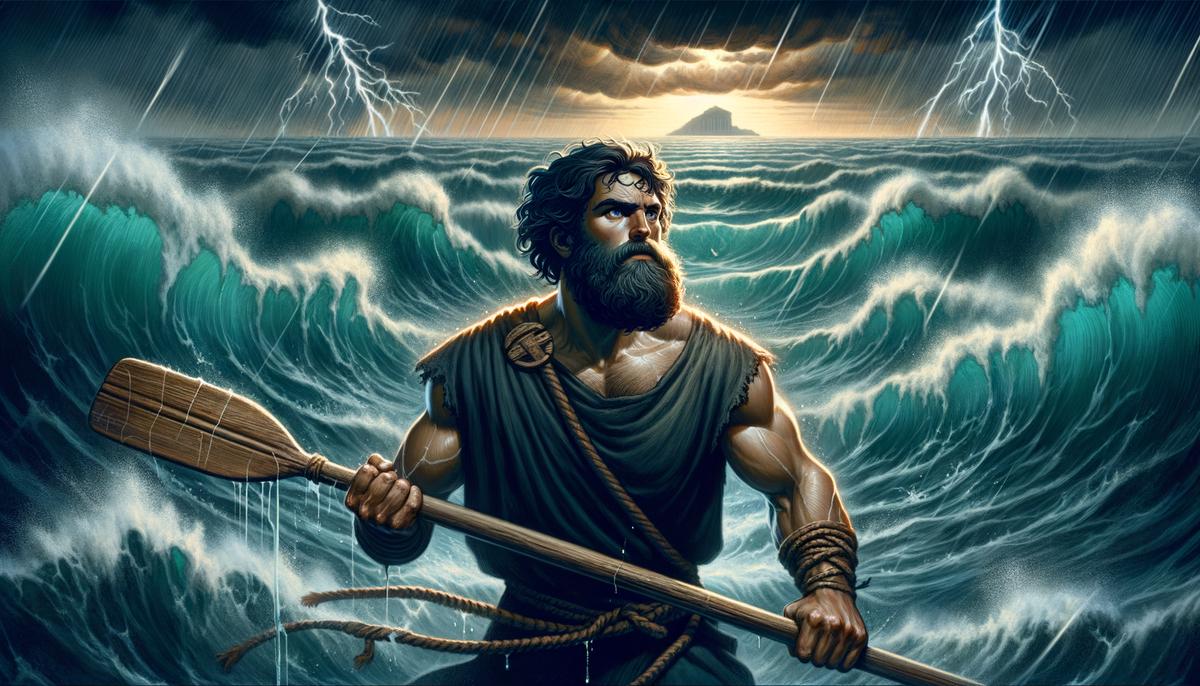 Odysseus, the clever and determined hero, faces the many challenges thrown his way by gods and fate on his long journey home to Ithaca and his beloved Penelope.