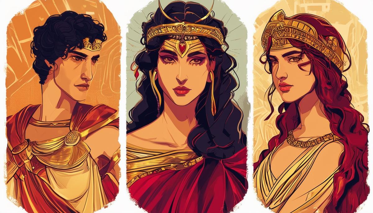 Pandrosos, Athena, and Persephone, three influential figures in Greek mythology, each with their unique roles and stories
