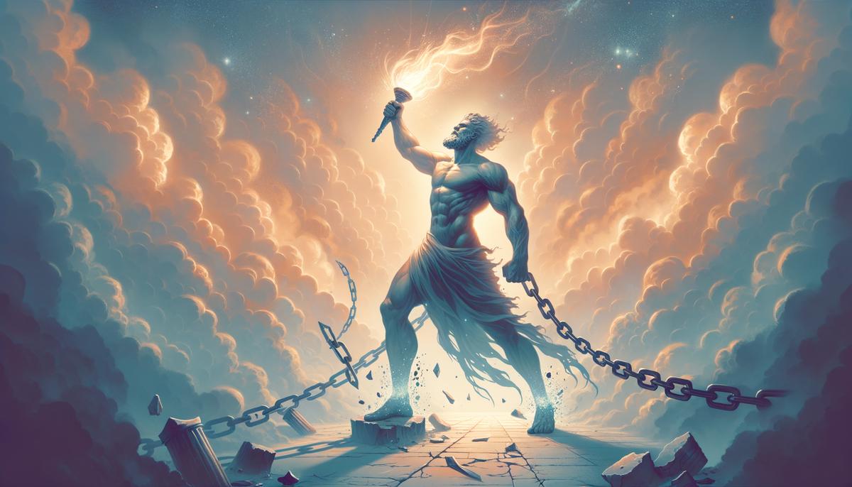 Prometheus as an enduring symbol of resistance, resilience and hope for humanity