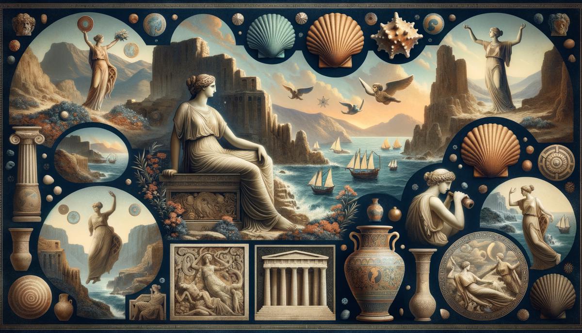 Rhodus, immortalized in various forms of ancient art, bears the characteristic stamp of sea-mastery and goddess-like charisma.