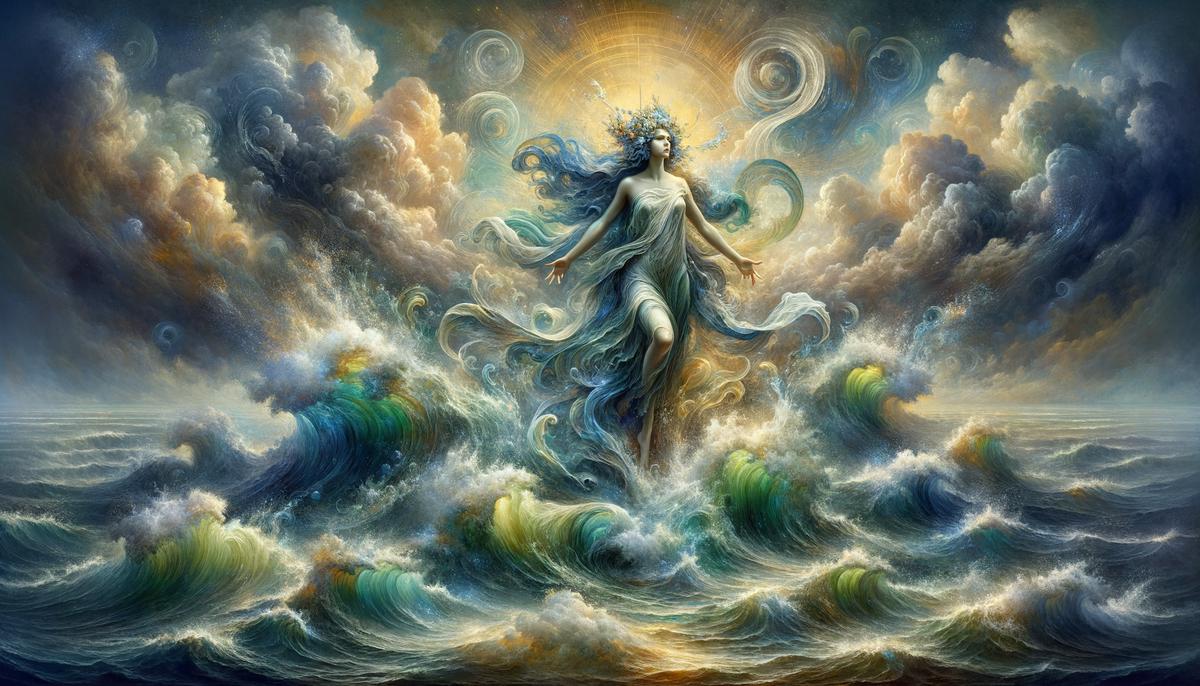 Thetis, as a symbolic embodiment of the mystical allure and peril of nature